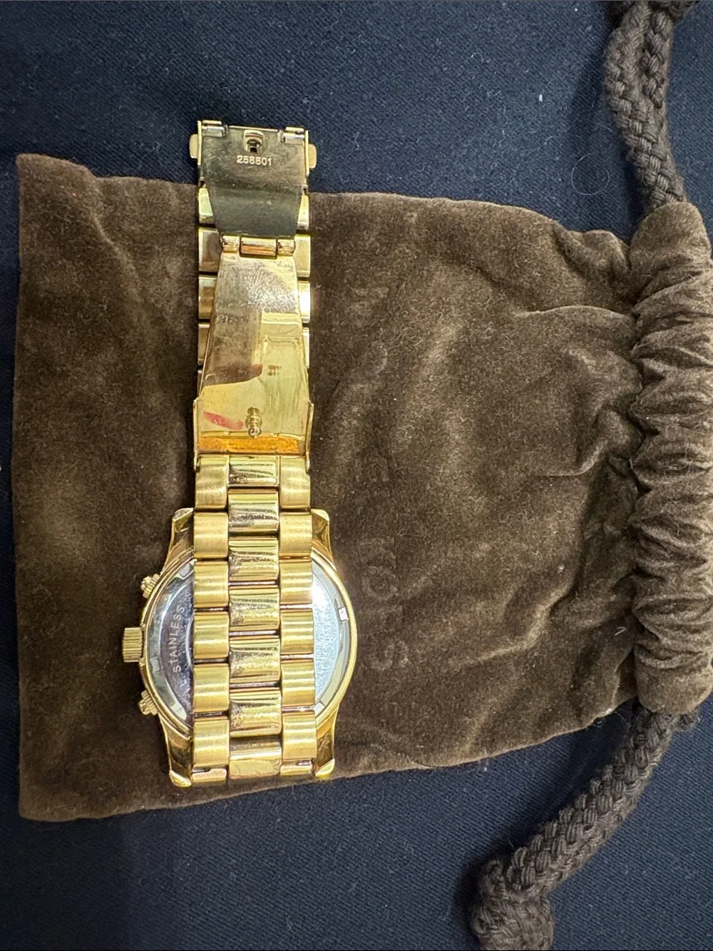 Michael Kors Gold-Tone Chronograph Bracelet Watch